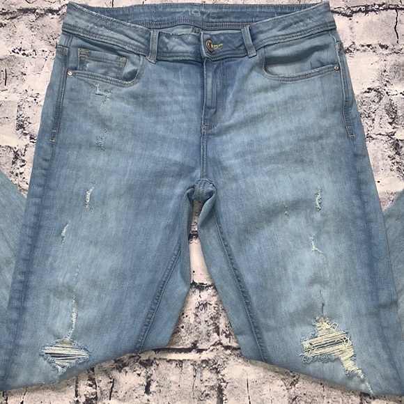 Zara Basic skinny ankle jeans